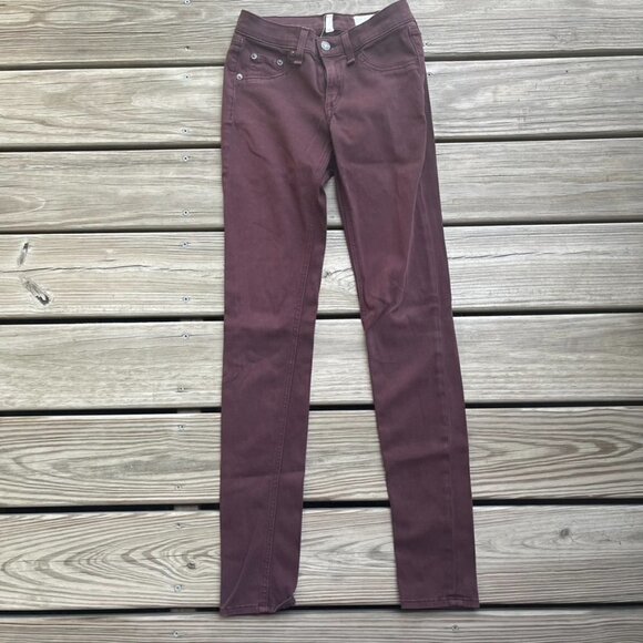 rag and bone Mulberry Legging Jeans High Waist Size 24 - Picture 1 of 9